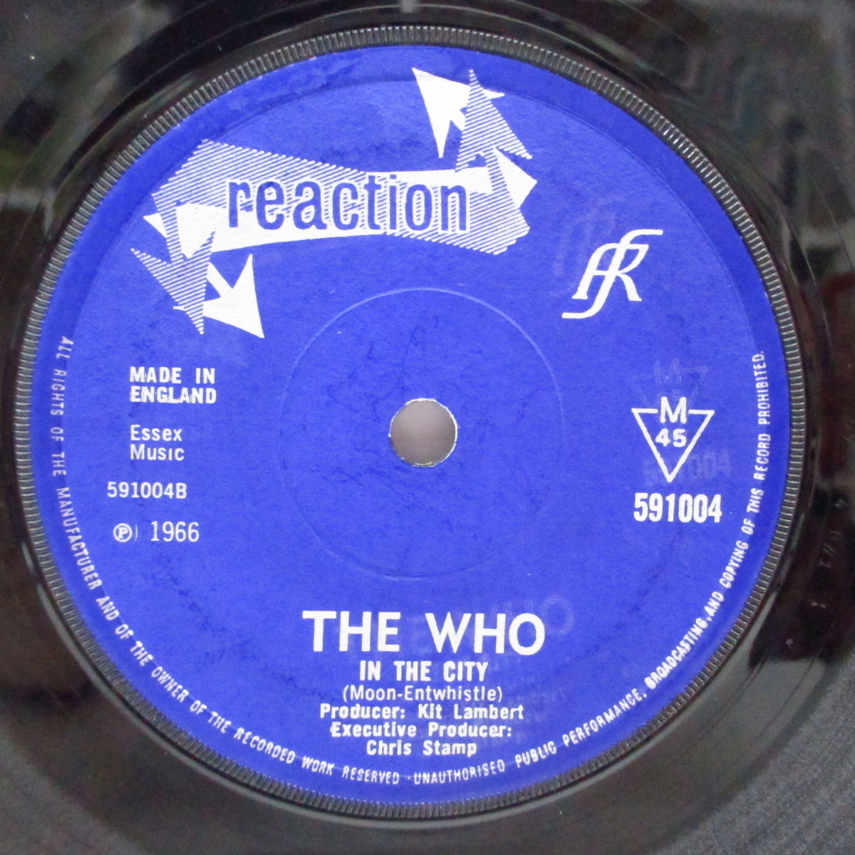 WHO (フー) - I'm A Boy / In The City (UK Orig.Flat Center 7")