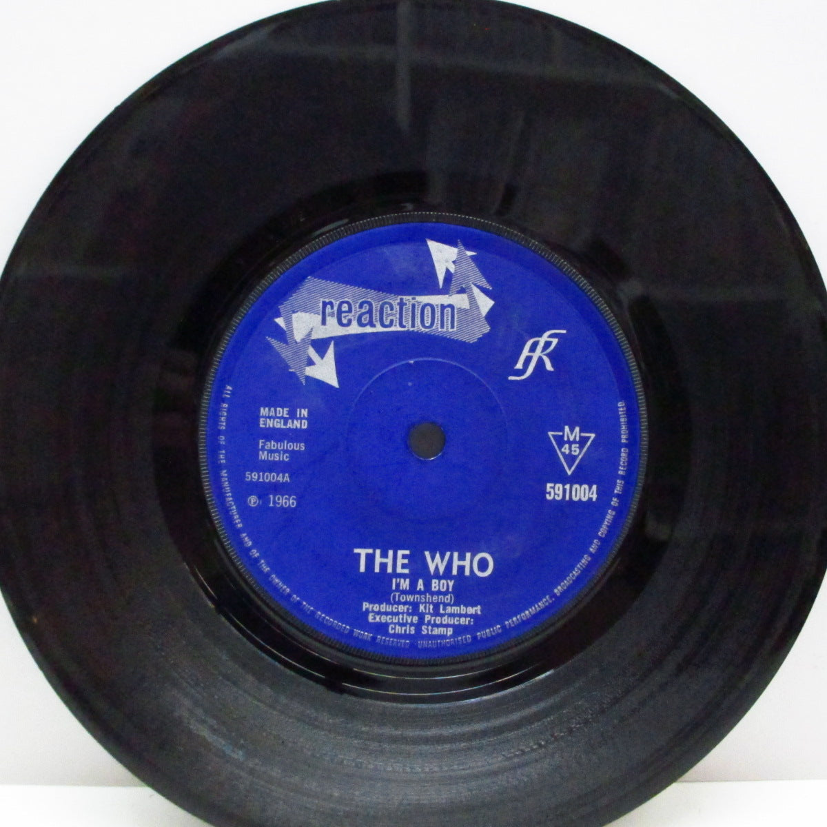 WHO (フー) - I'm A Boy / In The City (UK Orig.Flat Center 7")