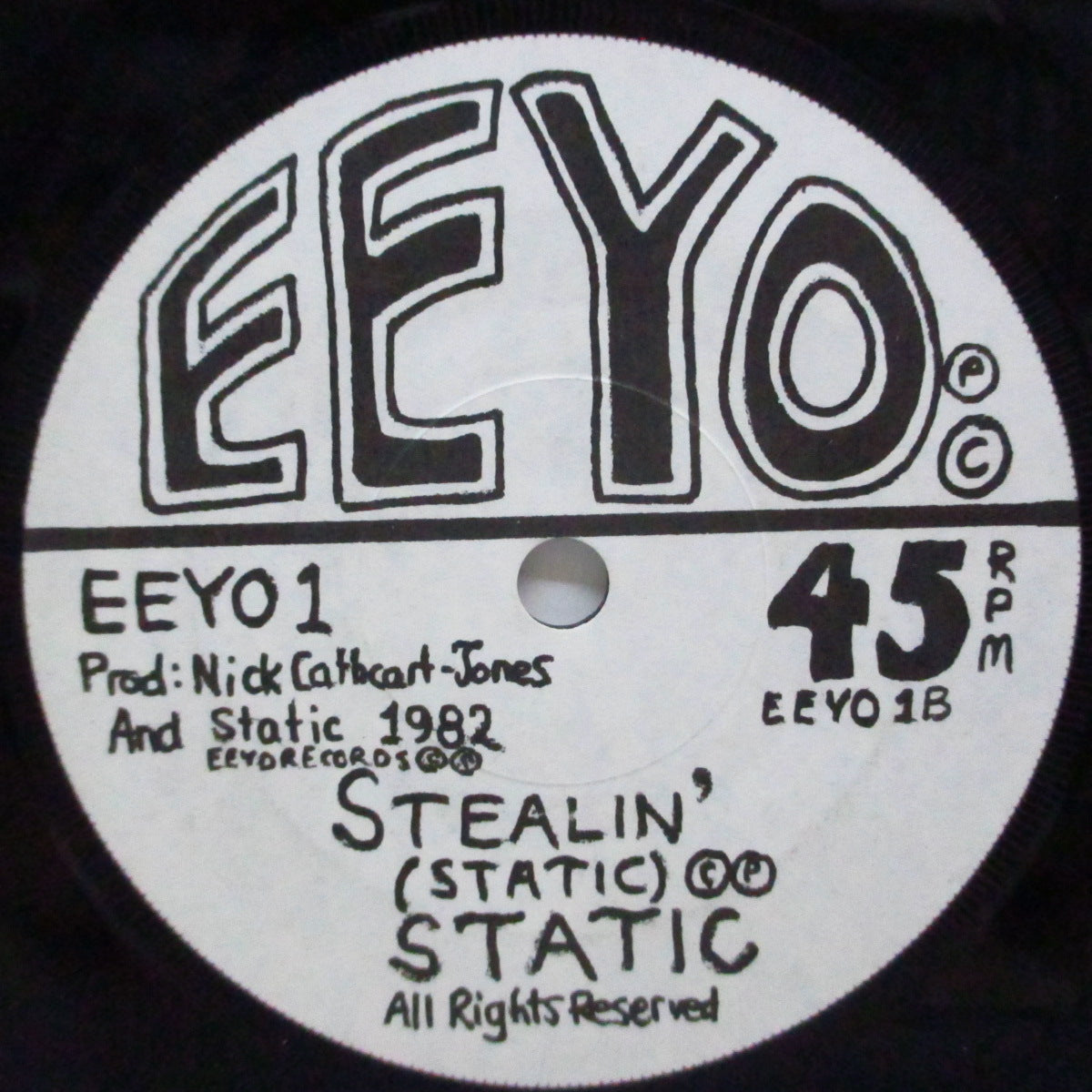 STATIC (スタティック) - Voice On The Line (UK Orig.7")