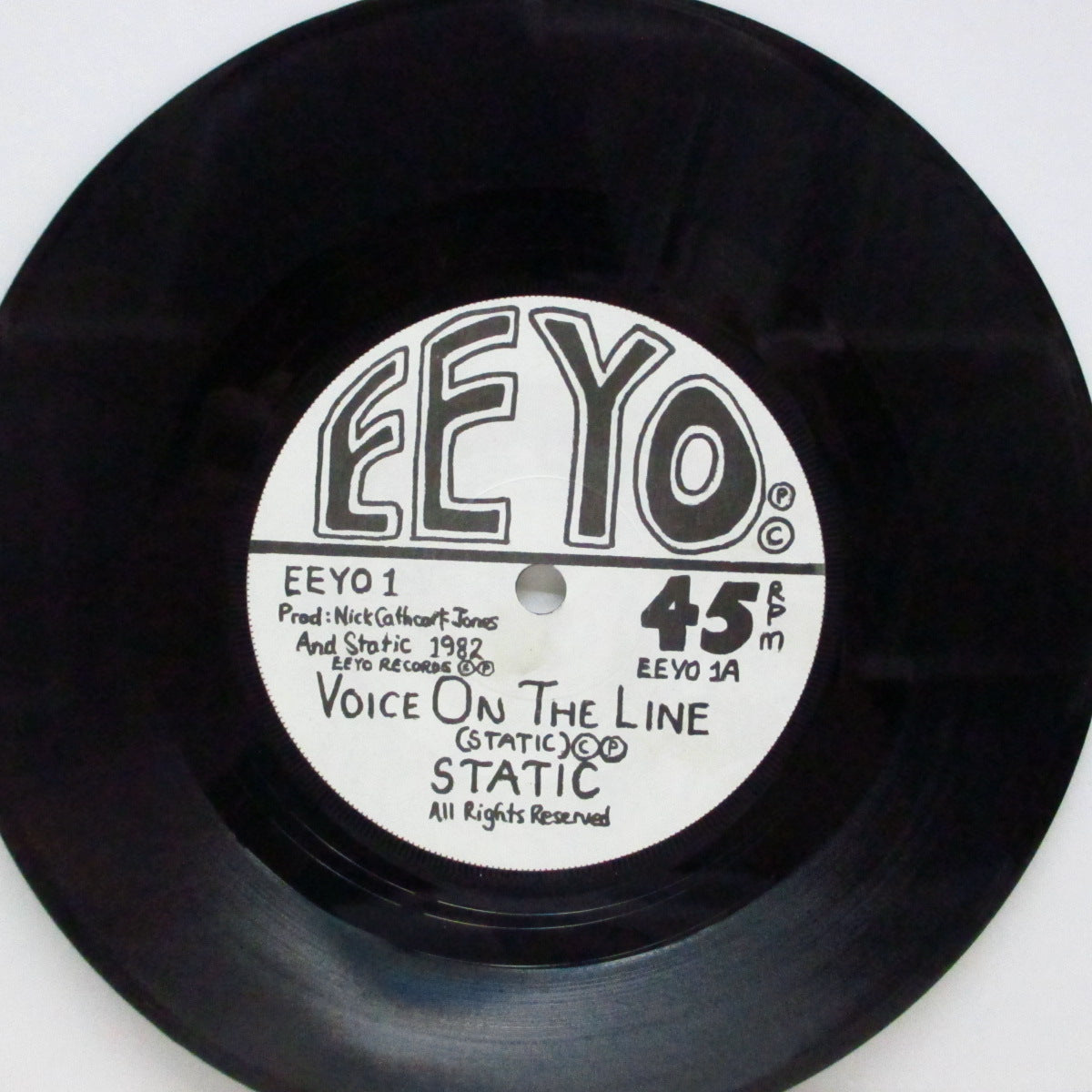 STATIC (スタティック) - Voice On The Line (UK Orig.7")