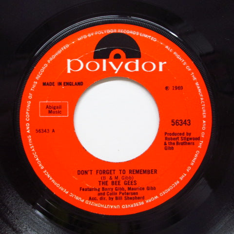 BEE GEES - Don't Forget To Remember (UK Orig.)