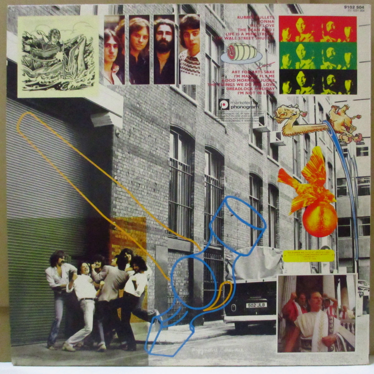 10 CC - Greatest Hits 1972-1978 (UK オリジナル LP+インナー/マットジャケ)