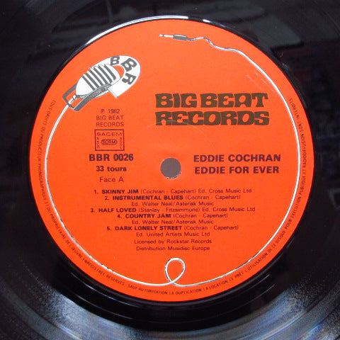 EDDIE COCHRAN (エディ・コクラン) - Eddie Forever (France Orig.Mono 10")