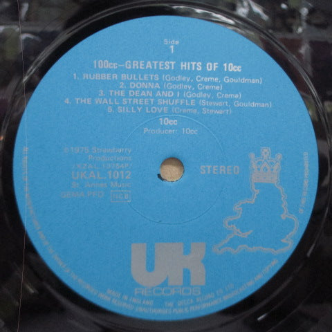 10 CC (テン・シーシー)  - Greatest Hits Of 10cc (UK オリジナル・シルバーロゴ LP/Matt CVR)
