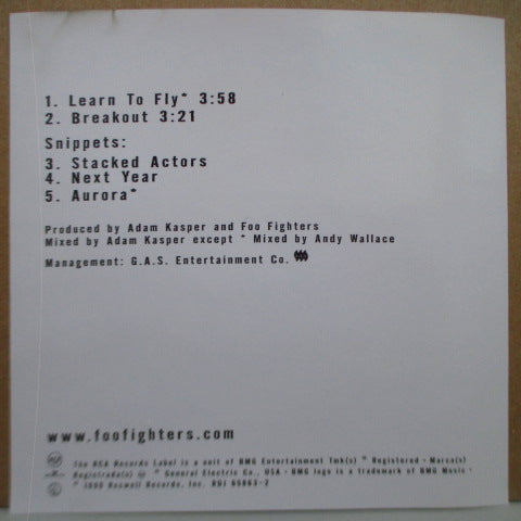 FOO FIGHTERS-There Is Nothing Left To Lose (US Promo.CD)