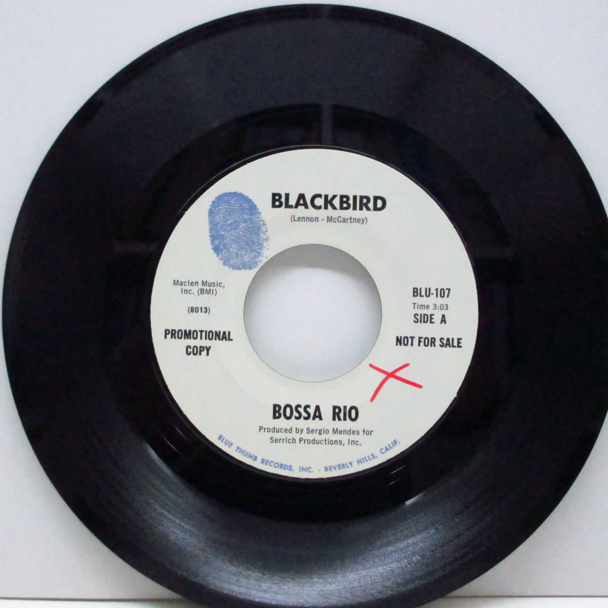 BOSSA RIO (ボサ・リオ) - Blackbird / Girl Talk (US プロモ 7")
