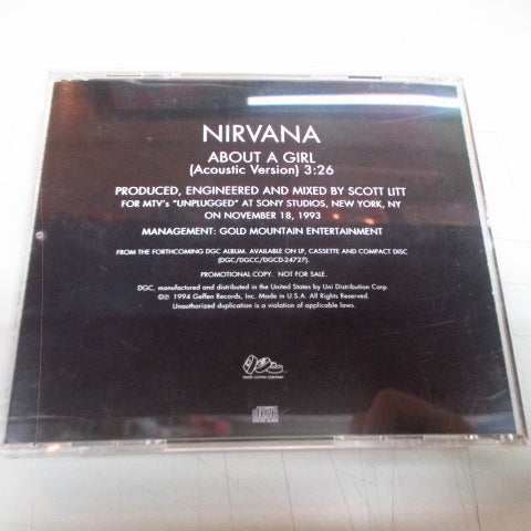 NIRVANA - About A Girl - Acoustic Version (US Promo.CD)