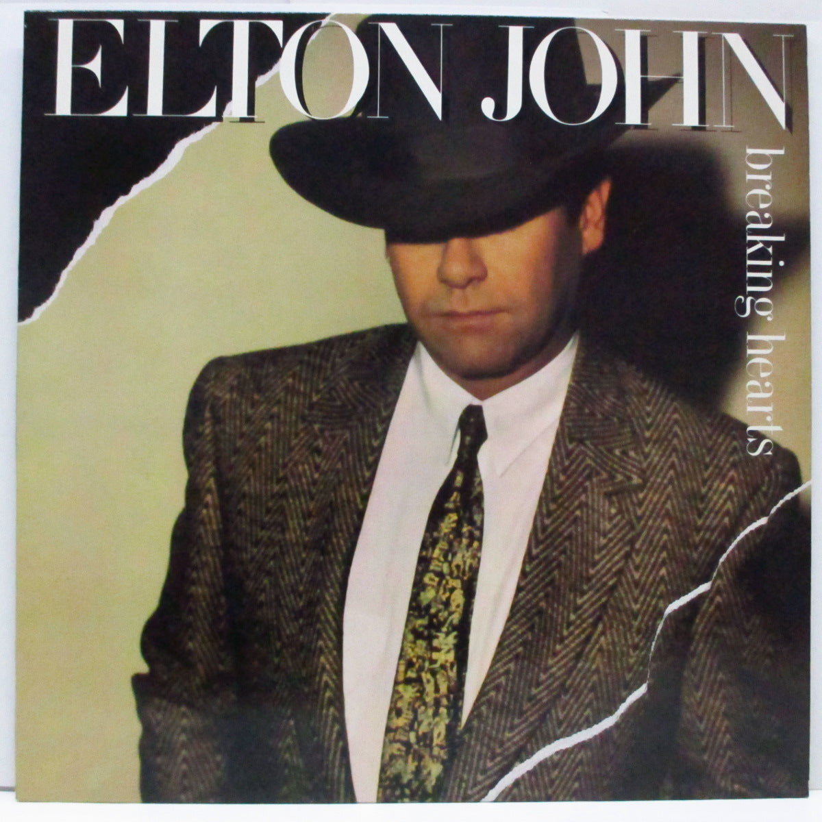 ELTON JOHN (エルトン・ジョン) - Breaking Hearts (UK オリジナル LP+インナー)