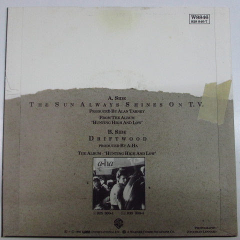 A-HA-The Sun Always Shines On T.V. (UK Orig.7 ")