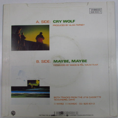 A-HA (アーハ) - Cry Wolf (UK オリジナル 7")