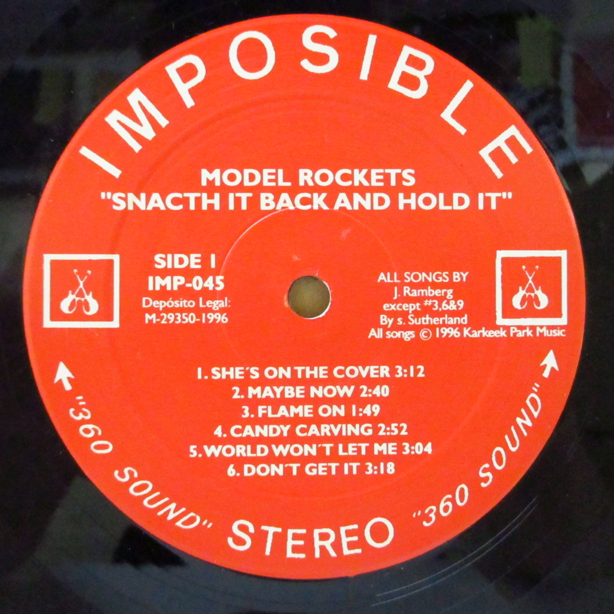 MODEL ROCKETS, THE (ザ・モデル・ロケッツ) - Snatch It Back It And Hold It (Spain Orig.LP)