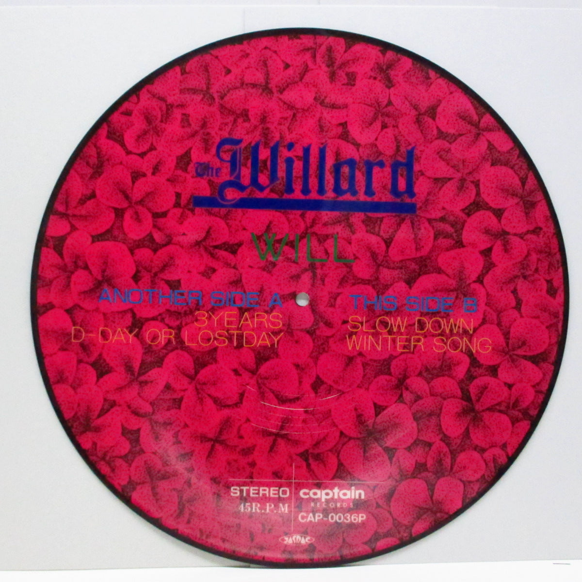 WILLARD, THE (ザ・ウィラード) - Will (Japan Orig.Picture 12")