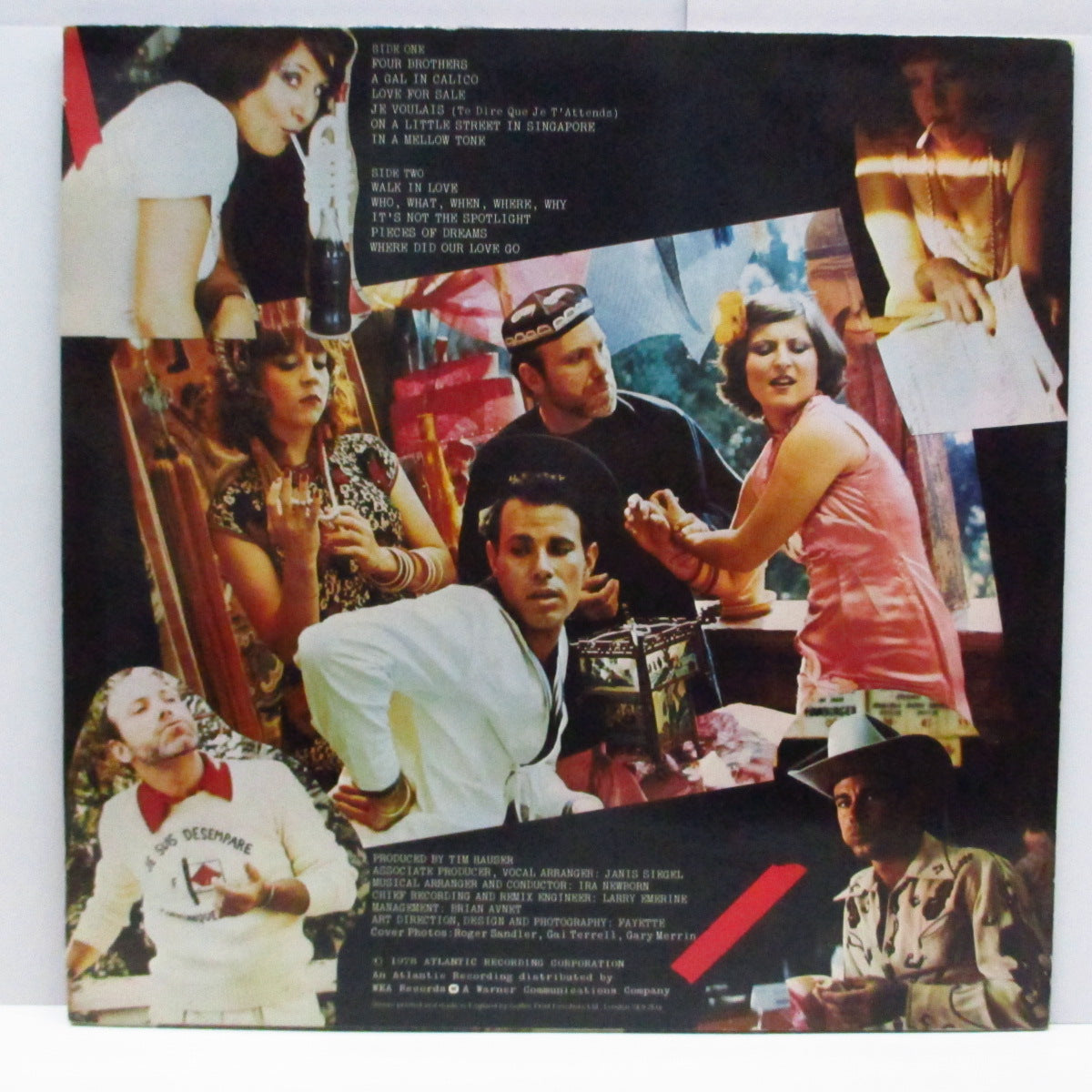 MANHATTAN TRANSFER (マンハッタン・トランスファー) - Pastiche (UK Orig.LP/Gothic Print Finishers CVR)