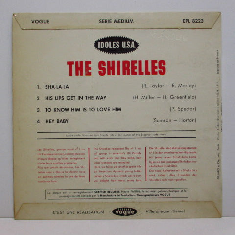 SHIRELLES - Sha-La-La +3 (France Orig.EP/CFS)