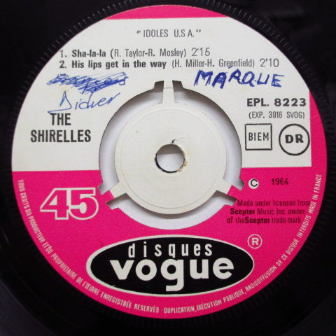 SHIRELLES - Sha-La-La +3 (France Orig.EP/CFS)