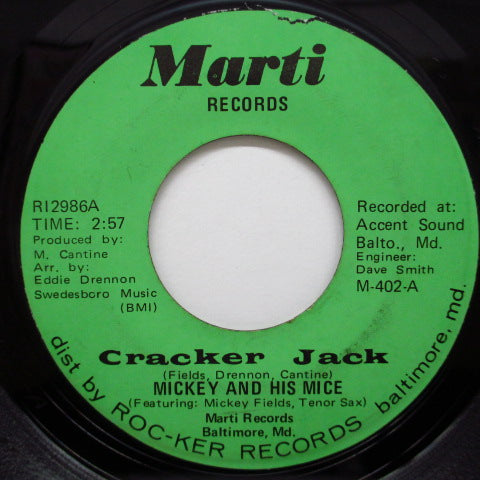 MICKEY & HIS MICE - Cracker Jack / Abraham, Martin & John