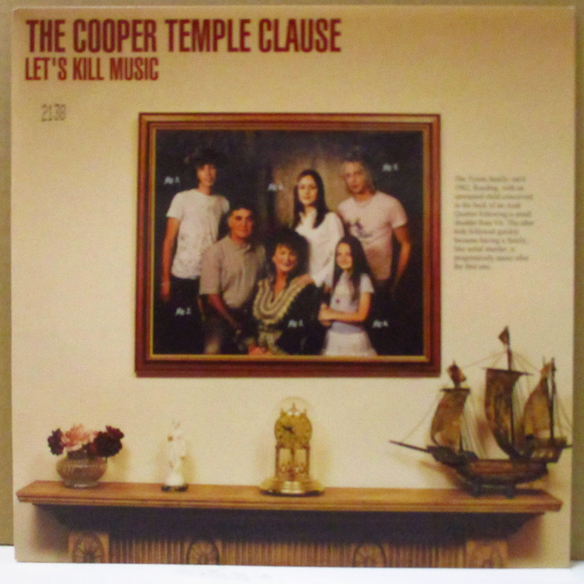 COOPER TEMPLE CLAUSE, THE (クーパー・テンプル・クロース) - Let's Kill Music (UK/EU Orig.7"/Numbered PS)