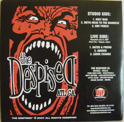 DESPISED, THE (ザ ・ディスパイズド) - One Punch (US 限定マーブルヴァイナル 7"/New)