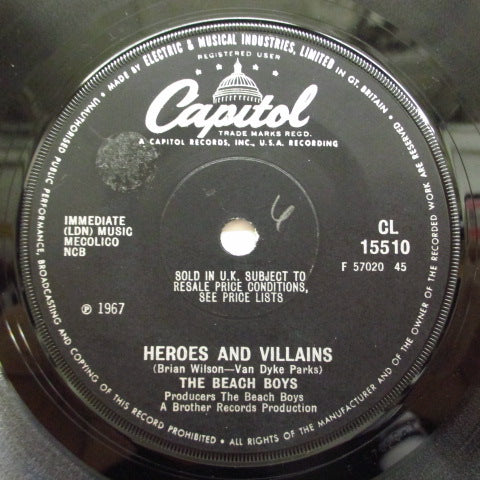 BEACH BOYS (ビーチ・ボーイズ ) - Heroes And Villains (UK+CS!)