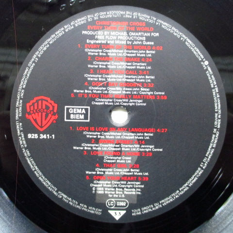 CHRISTOPHER CROSS - Every Turn Of The World (EU Orig.LP)