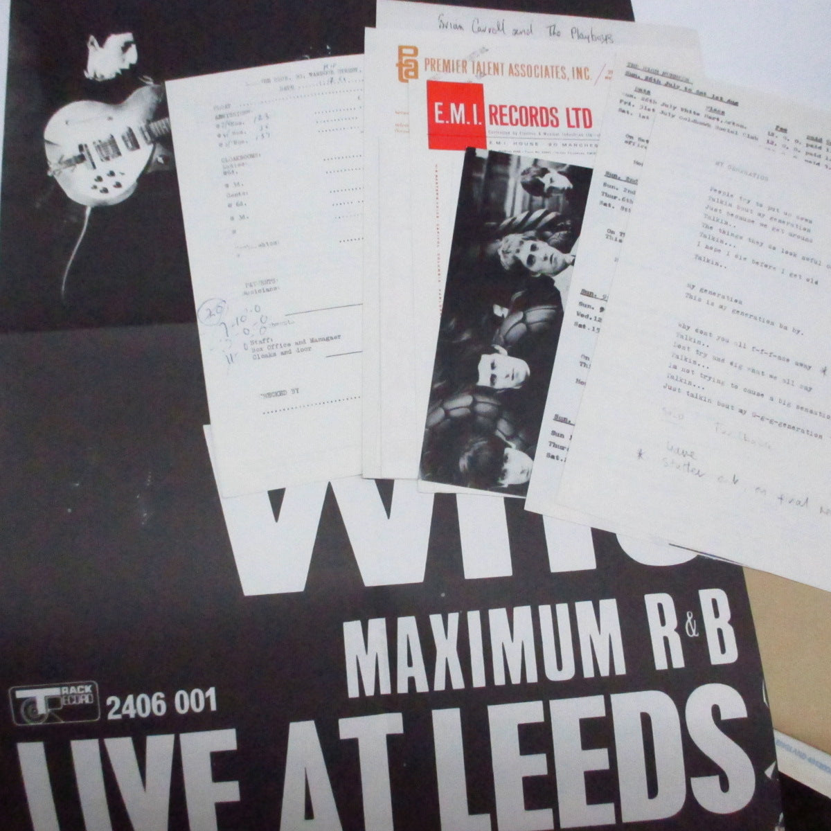 WHO (フー) - Live At Leeds (UK 70's Reissue 「マト3/4」LP/赤ロゴ見開ジャケ「完品」)