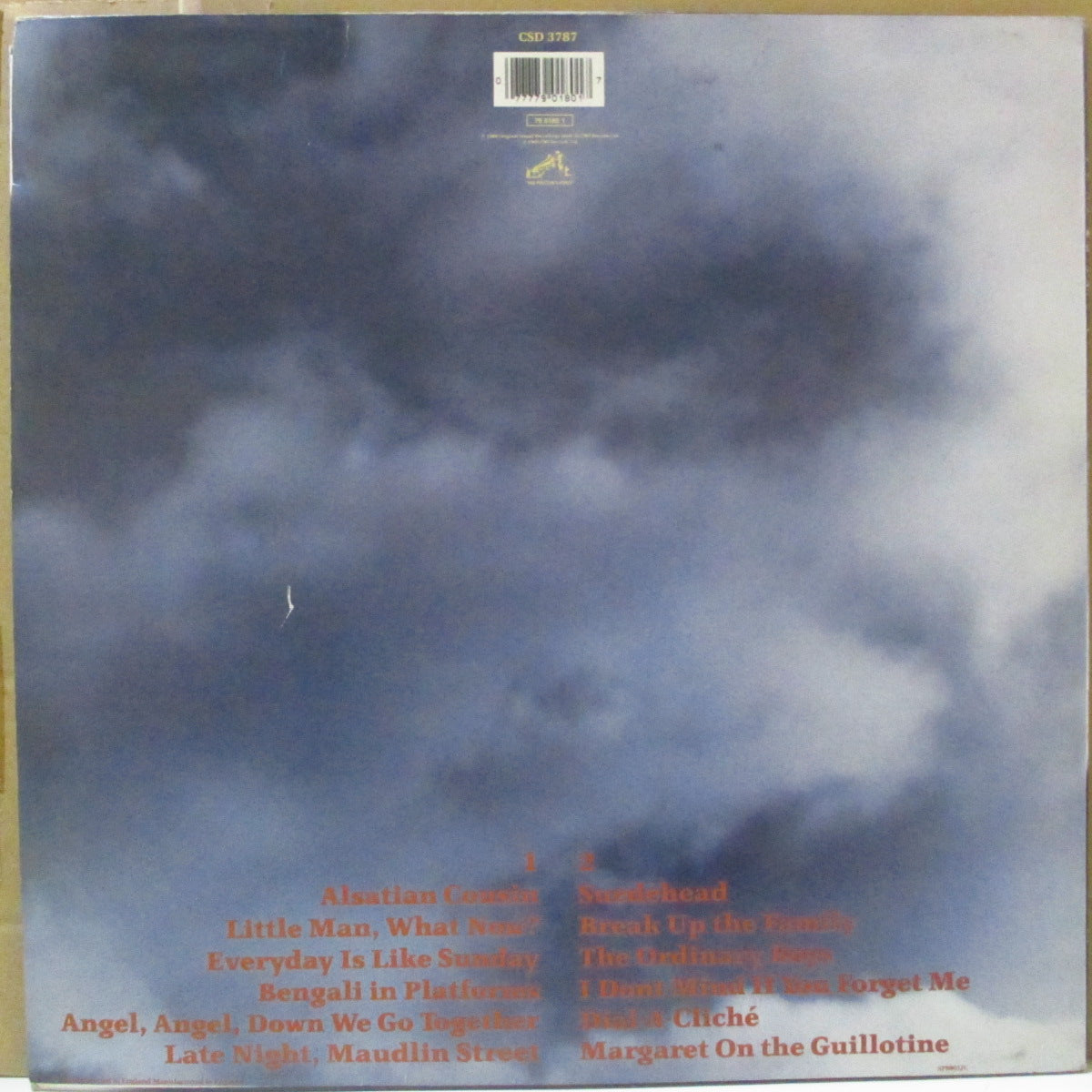 MORRISSEY (モリッシー) - Viva Hate (UK オリジナル LP+光沢固紙インナー)