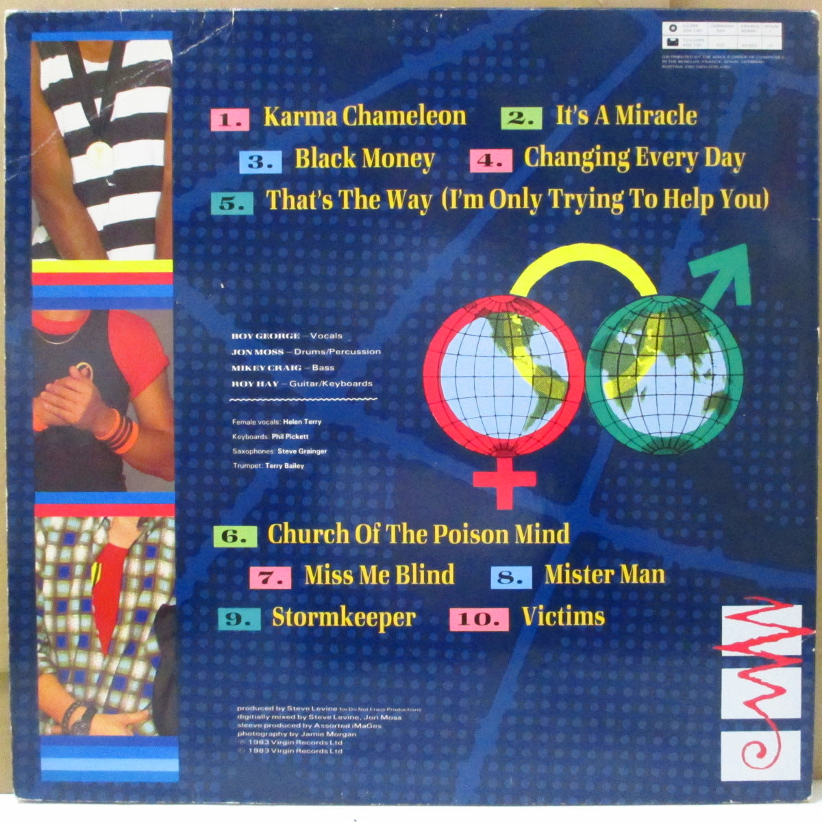 CULTURE CLUB (カルチャー・クラブ) - Colour By Numbers (EU オリジナル LP+インサート)