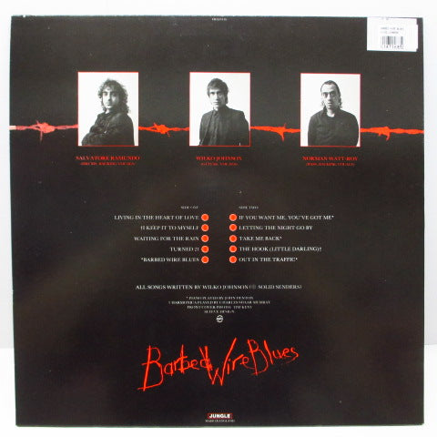 WILKO JOHNSON (ウィルコ・ジョンソン) - Barbed Wire Blues(UK オリジナル LP)