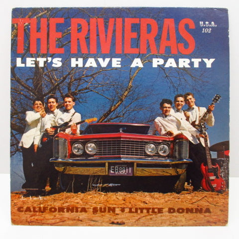 RIVIERAS - Let's Have A Party (US Very Rare 60's Press Sky Blue Lbl.Mono LP)