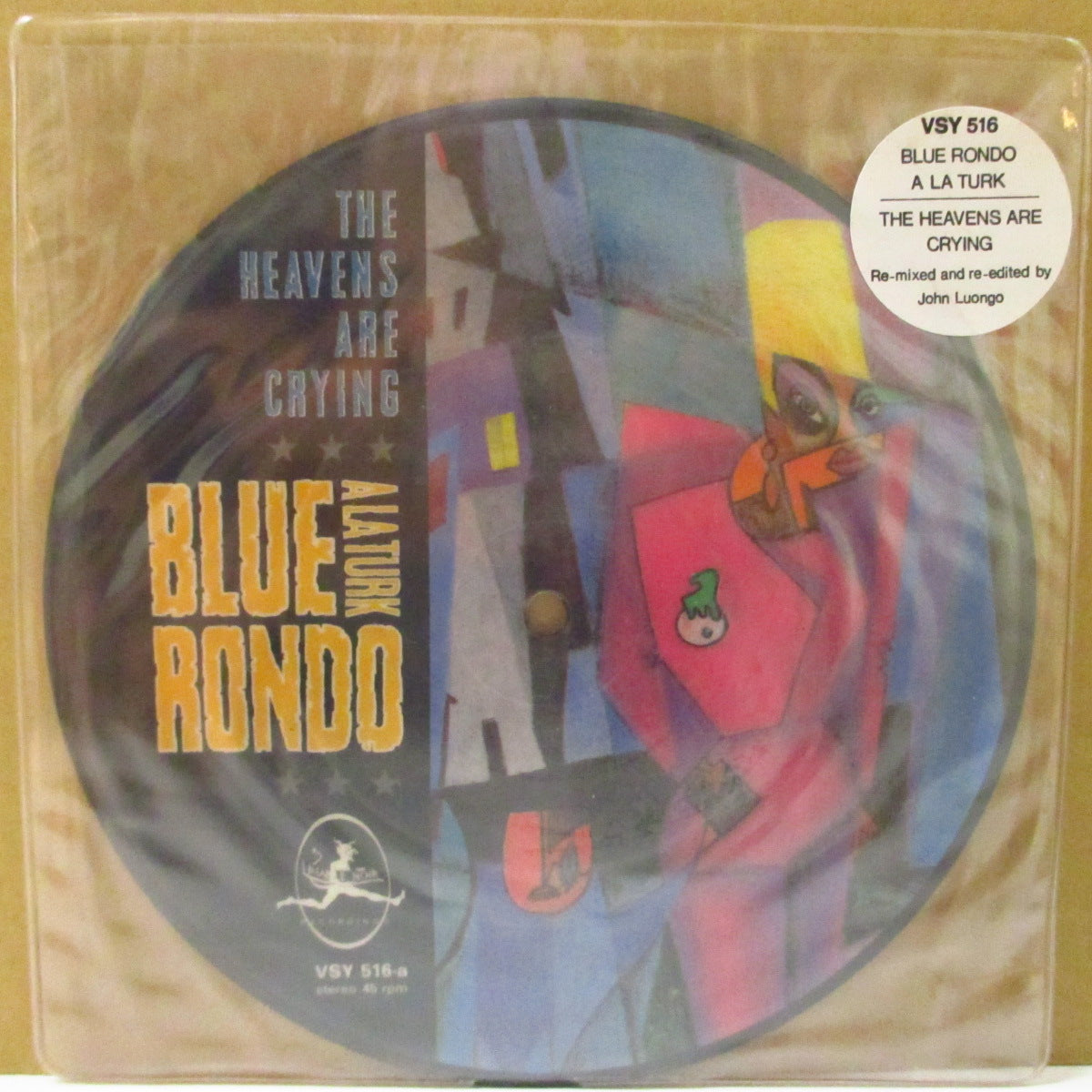 BLUE RONDO A LA TURK (ブルー・ロンド・ア・ラ・ターク) - The Heavenas Are Crying (UK Ltd.Picture 7"+Stickered PVC)