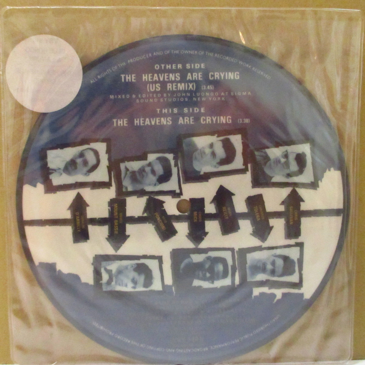 BLUE RONDO A LA TURK (ブルー・ロンド・ア・ラ・ターク) - The Heavenas Are Crying (UK Ltd.Picture 7"+Stickered PVC)
