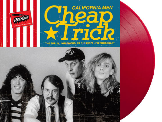 CHEAP TRICK (チープ・トリック) - California Men : The Forum, Inglewood, CA 1979-12-31 (EU 300枚限定レッドヴァイナル LP/ New)
