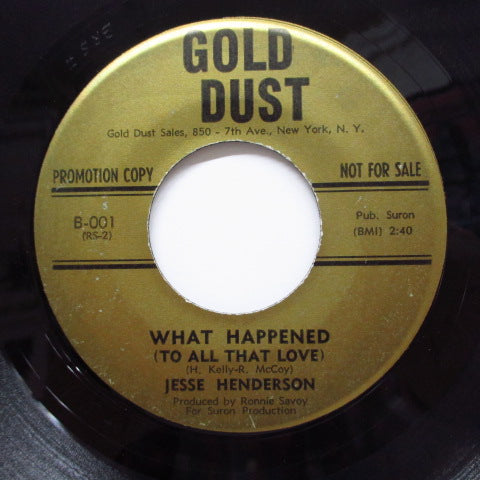 JESSE HENDERSON-The Gator / What Happened