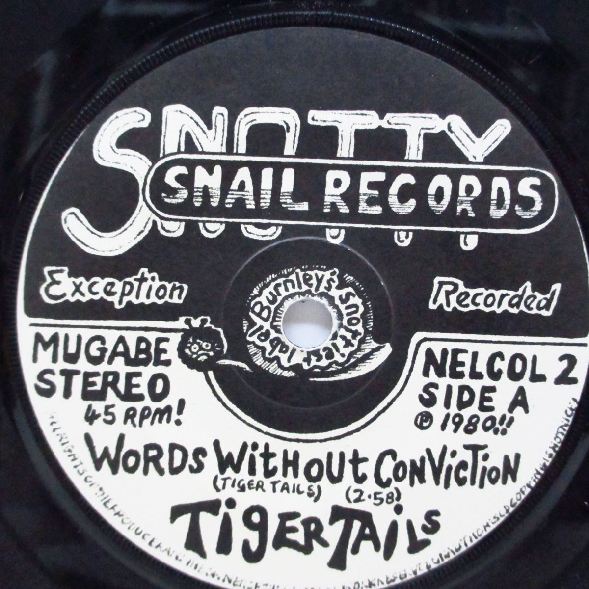 TIGER TAILS (タイガー・テールズ) - Words Without Conviction E.P. (UK Orig.7")
