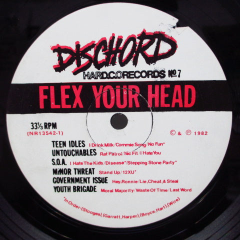 V.A. (初期D.C.ハードコア・コンピ) - Flex Your Head (US Orig.LP/Violin CVR/No Booklet)