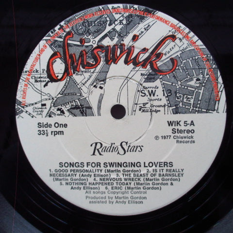 RADIO STARS (レディオ・スターズ ) - Songs For Swinging Lovers (UK オリジナル LP+プロモ用 7")