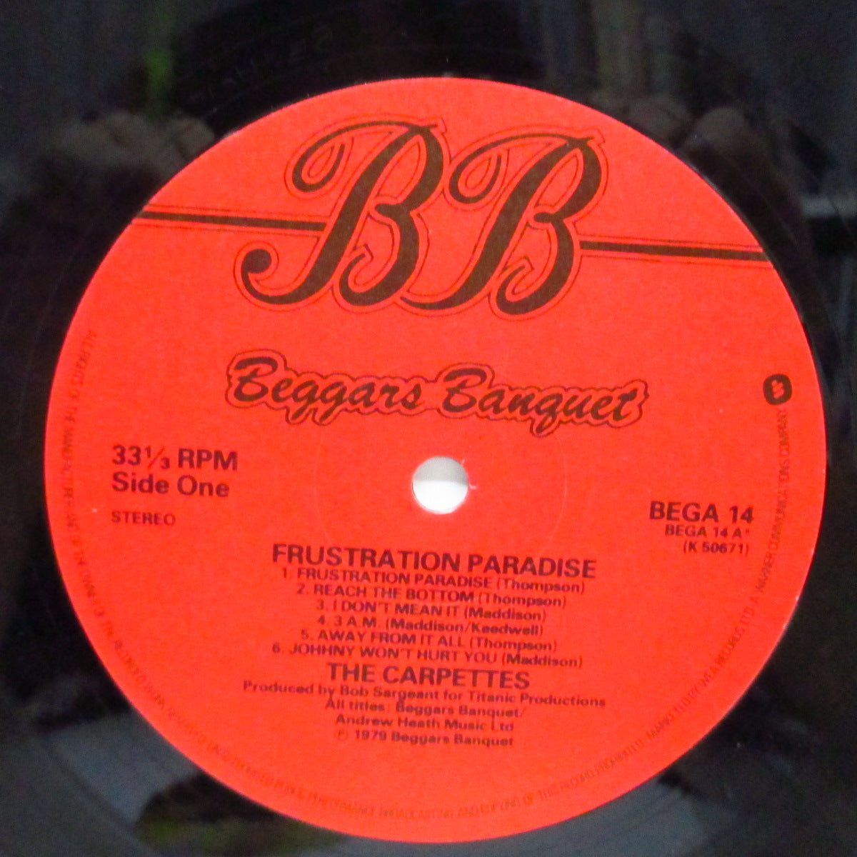 CARPETTES, THE (ザ ・カーペッツ) - Frustration Paradise (UK オリジナル LP)
