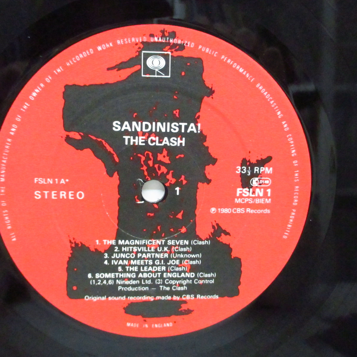 CLASH, THE (クラッシュ) - Sandinista! (UK オリジナル 3xLP+インサート/ステッカー付ジャケ)