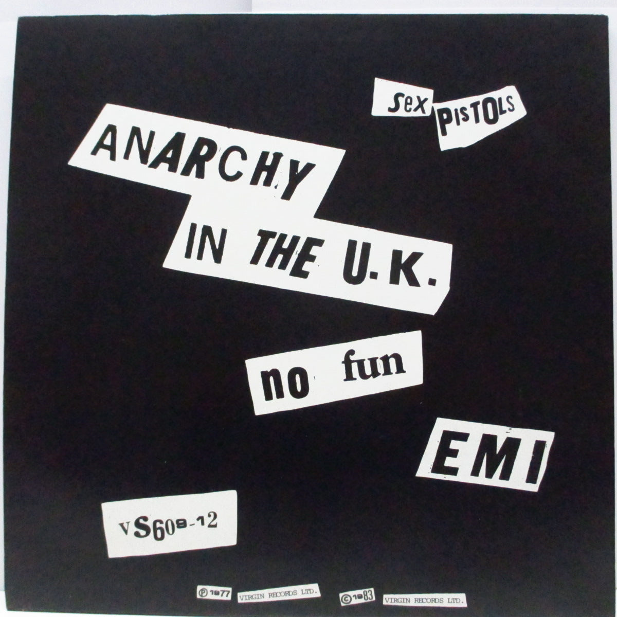 SEX PISTOLS (セックス・ピストルズ) - Anarchy In The U.K. +2 (UK '83 再発 12")