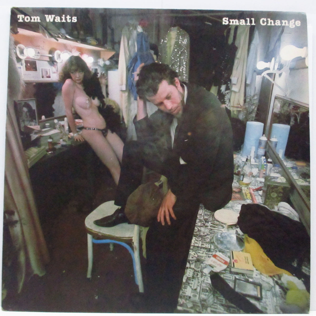 TOM WAITS (トム・ウェイツ) - Small Change (UK オリジナル LP+マットCVR/インナー無し)