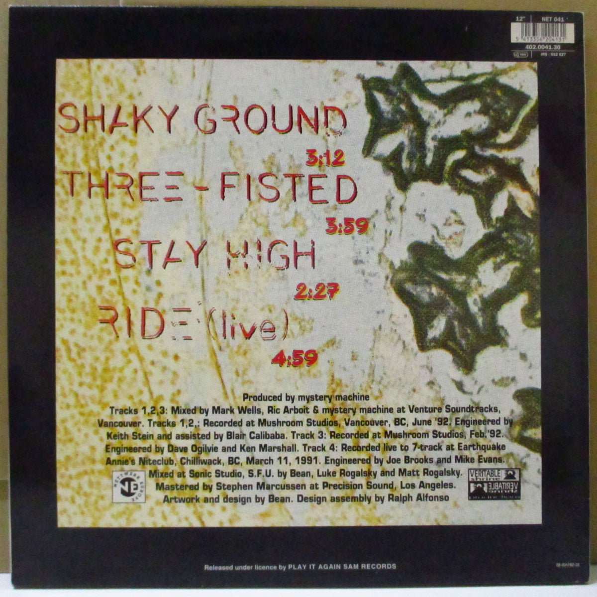 MYSTERY MACHINE (ミステリー・マシーン) - Stain (Austria Orig.12")