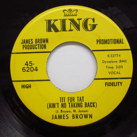 JAMES BROWN - Tit For Tat / Believers Shall Enjoy (Promo)