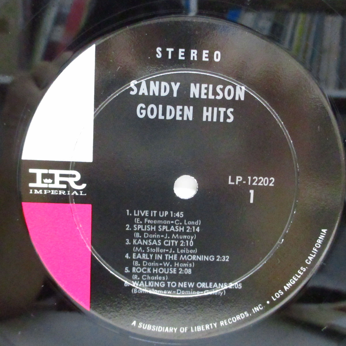 SANDY NELSON (サンディ・ネルソン) - Golden Hits (US '62 Reissue Stereo LP)