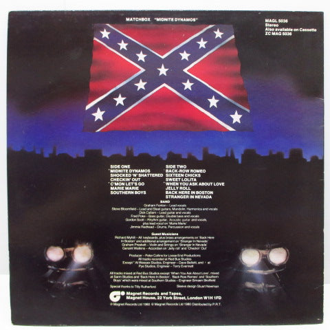 MATCHBOX (マッチボックス) - Midnite Dynamos (UK オリジナル LP+Patch/Stickered CVR)