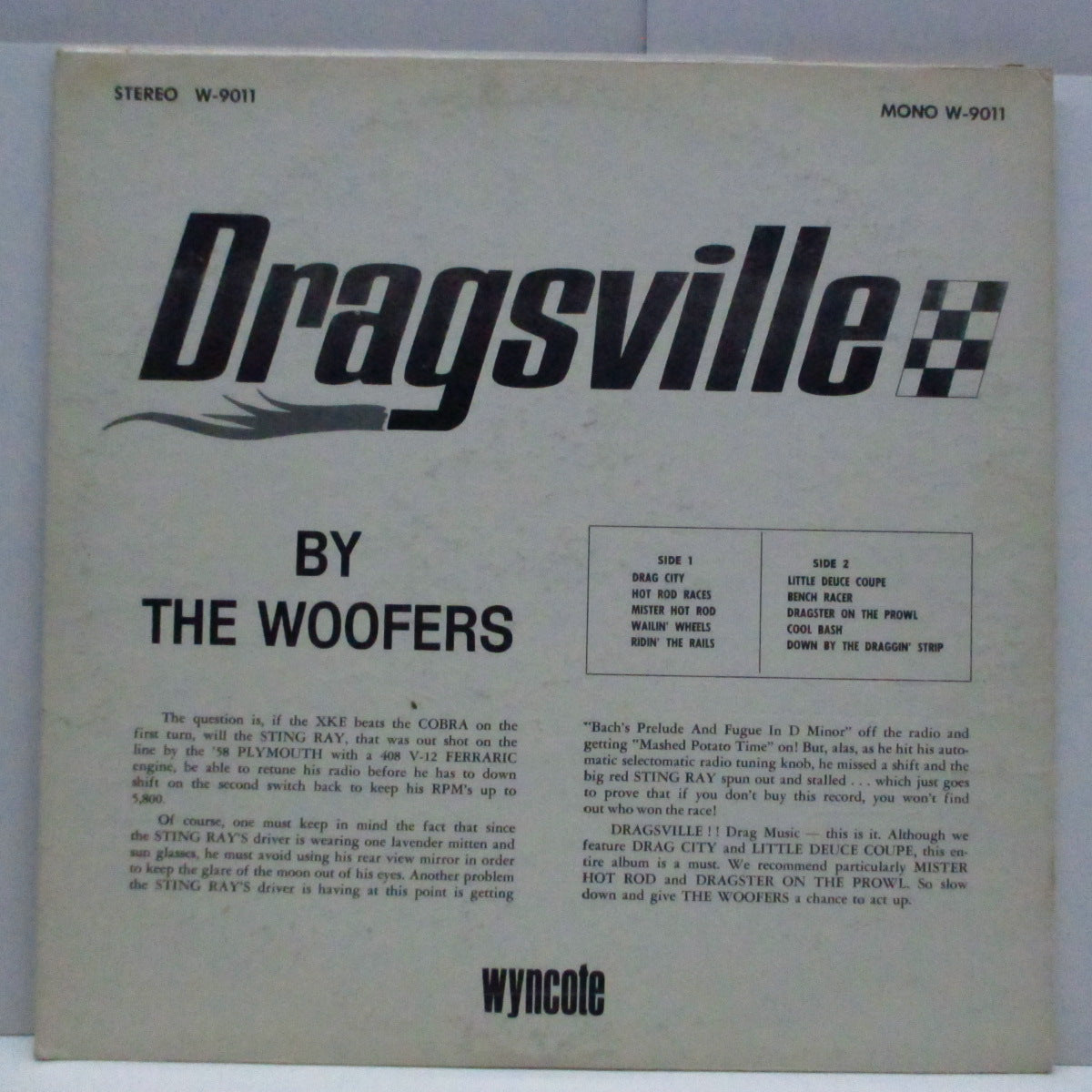 WOOFERS, THE (ザ・ウーファーズ) - Dragsville (US Orig.Mono LP)