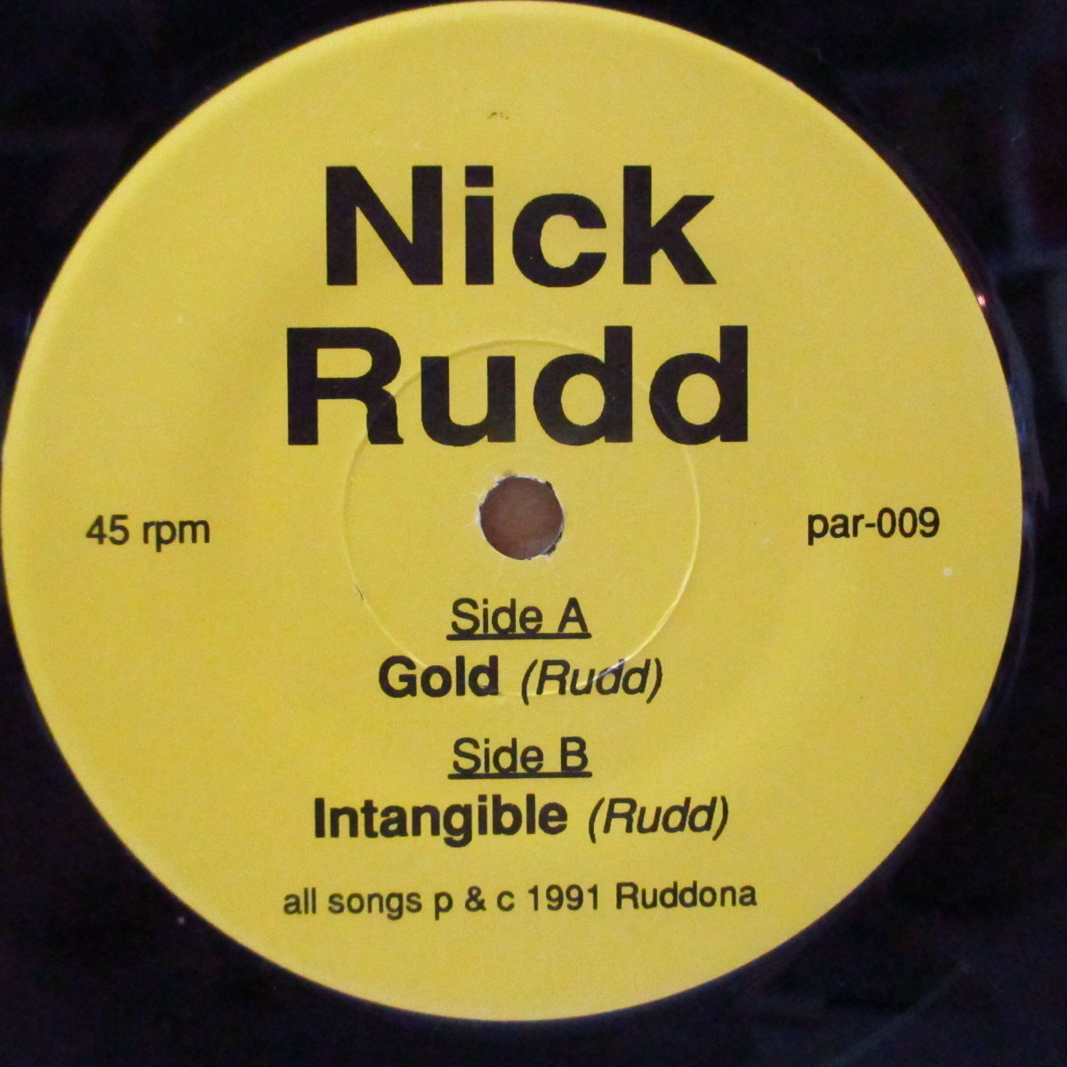 NICK RUDD (ニック・ラッド) - Gold (US Orig.7")