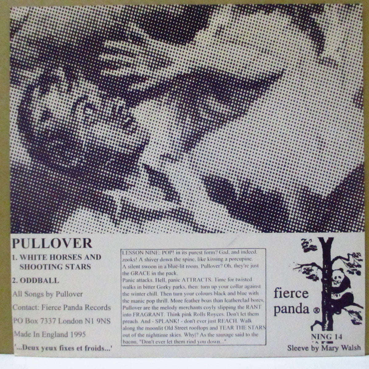 PULLOVER (プルオーヴァー) - White Horses And Shooting Stars (UK Orig.7")