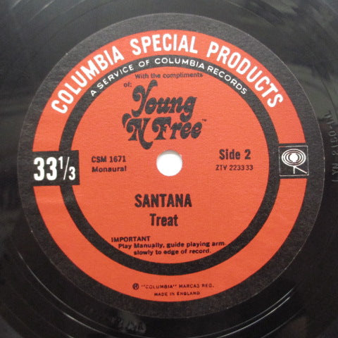 CHICAGO / SANTANA-Young 'N Free (US / UK PROMO Split Flexi 7 ")