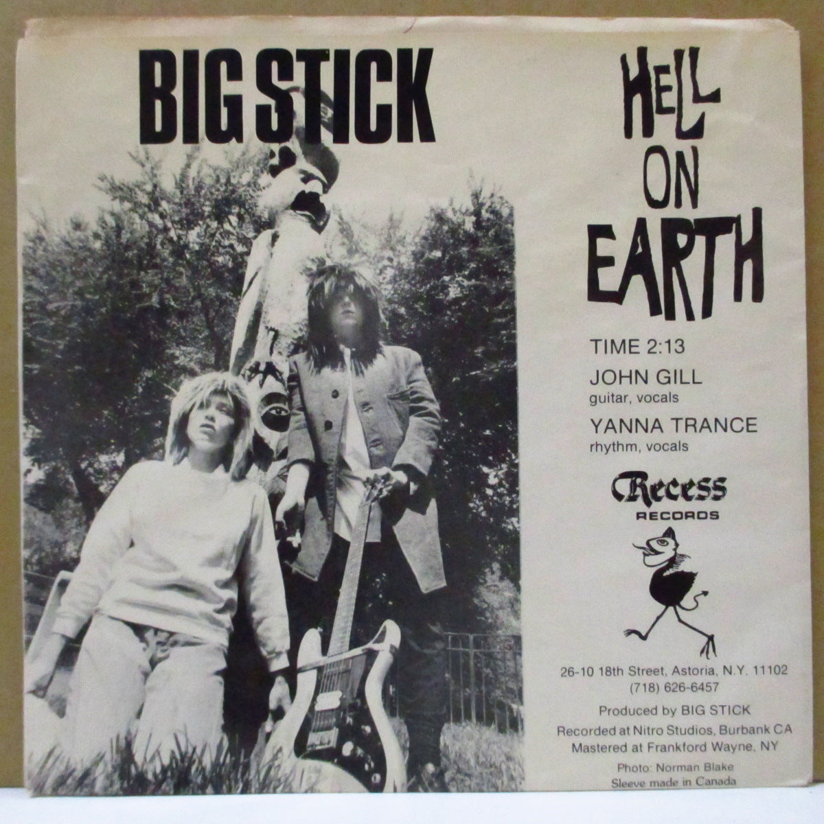 BIG STICK (ビッグ・スティック) - Drag Racing (US Ltd Promo.7")