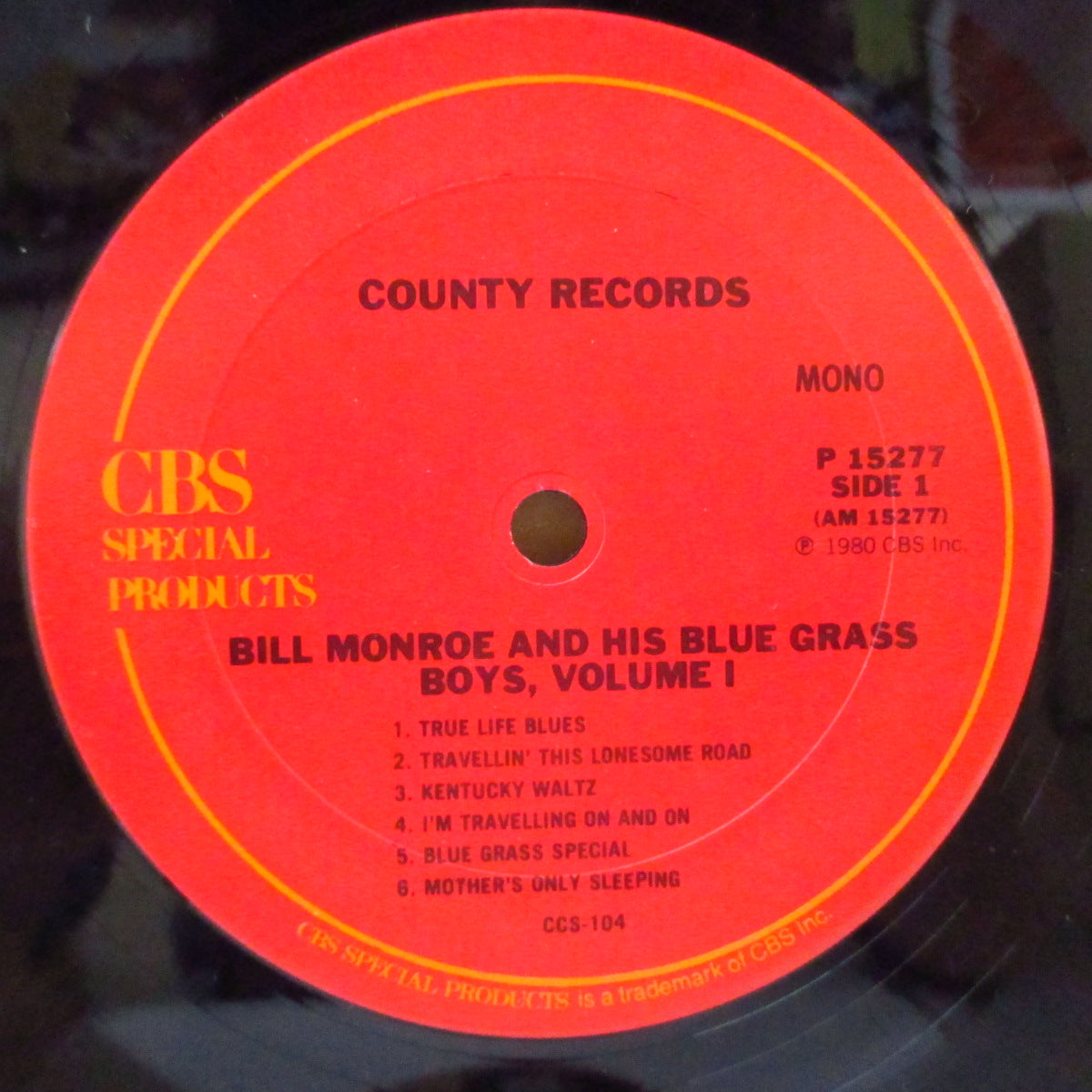 BILL MONROE & HIS BLUEGRASS BOYS (ビル・モンロー) - The Classic Bluegrass Recordings Vol.1 (US Orig.Mono LP)